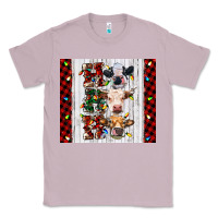 Lilac ho ho ho christmas cow Classic Tee - RanaPortraitStore