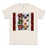 Natural ho ho ho christmas cow Classic Tee - RanaPortraitStore