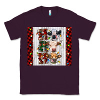 Plum ho ho ho christmas cow Classic Tee - RanaPortraitStore