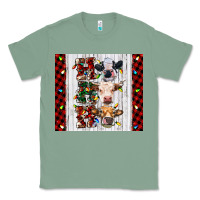 Sage ho ho ho christmas cow Classic Tee - RanaPortraitStore