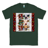 Sports Green ho ho ho christmas cow Classic Tee - RanaPortraitStore
