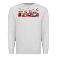 Dove Grey teacher fuel coffee cups Premium Sweatshirt - Jasminsmagicworld