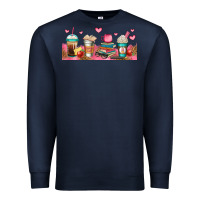 Navy teacher fuel coffee cups Premium Sweatshirt - Jasminsmagicworld