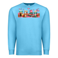 Ocean Blue teacher fuel coffee cups Premium Sweatshirt - Jasminsmagicworld