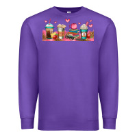 Purple teacher fuel coffee cups Premium Sweatshirt - Jasminsmagicworld