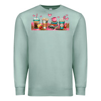 Seafoam teacher fuel coffee cups Premium Sweatshirt - Jasminsmagicworld