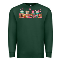 Sports Green teacher fuel coffee cups Premium Sweatshirt - Jasminsmagicworld