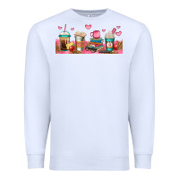 White teacher fuel coffee cups Premium Sweatshirt - Jasminsmagicworld