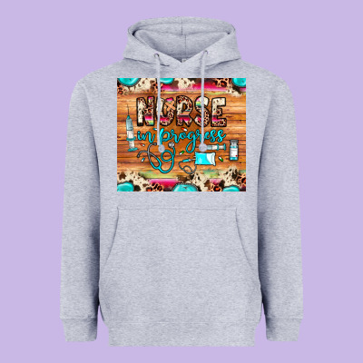 Nurse In Progress Heavyweight Hoodie Designed By Jahusdesignshop