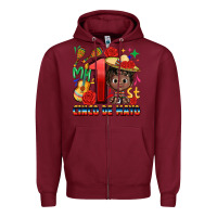 Burgundy my 1st cinco de mayo Zipper Hoodie - CTS Tumbler Store