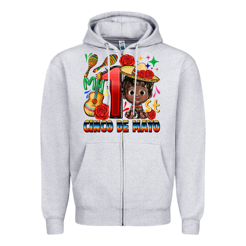 My 1st Cinco De Mayo Zipper Hoodie by CTS Tumbler Store | Teevron