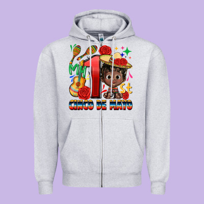 My 1st Cinco De Mayo Zipper Hoodie Designed By Cts Tumbler Store