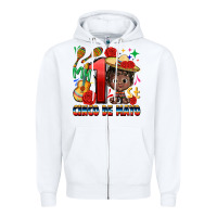 White my 1st cinco de mayo Zipper Hoodie - CTS Tumbler Store