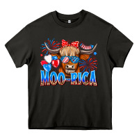 Asphalt moo rica Heavy Core Tee - CowhideDigitalArt