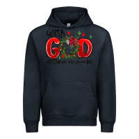 Navy with god all things are possible Urban Hoodie - MaliasSmallBusiness