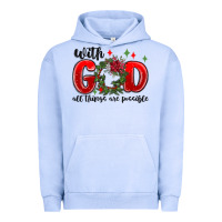 Pigment Grape Ice with god all things are possible Urban Hoodie - MaliasSmallBusiness