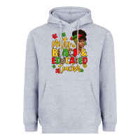 Pretty Black And Educated Teacher Heavyweight Hoodie | Teevron