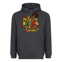Smoke pretty black and educated teacher Heavyweight Hoodie - Artiststas