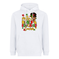 White pretty black and educated teacher Heavyweight Hoodie - Artiststas