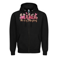 Black mama all day everyday Zipper Hoodie - Zillion Design Studio