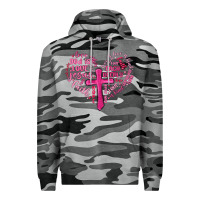 Slate Camo jesus is love heart cross valentines day Premium Hoodie - MaliasSmallBusiness
