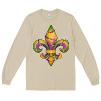 Mushroom mardi gras fleur de lis Long Sleeve Tee - RanaPortraitStore