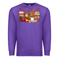 Purple teacher coffee cups Premium Sweatshirt - Jasminsmagicworld