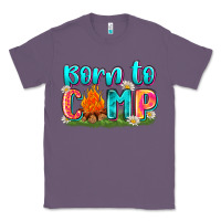 Lavender born to camp Classic Tee - Zillion Design Studio