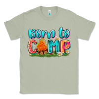 Matcha born to camp Classic Tee - Zillion Design Studio