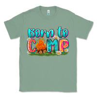 Sage born to camp Classic Tee - Zillion Design Studio