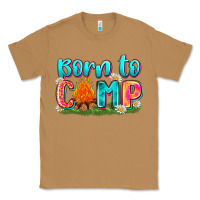 Toasted Coconut born to camp Classic Tee - Zillion Design Studio
