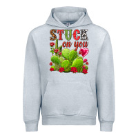 Heather Grey stuck on you Urban Hoodie - NancyCooperArtShop