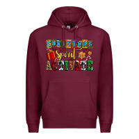 Burgundy christmas spirit activate Premium Hoodie - AdoDesignShop