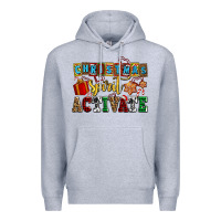 Heather Grey christmas spirit activate Premium Hoodie - AdoDesignShop