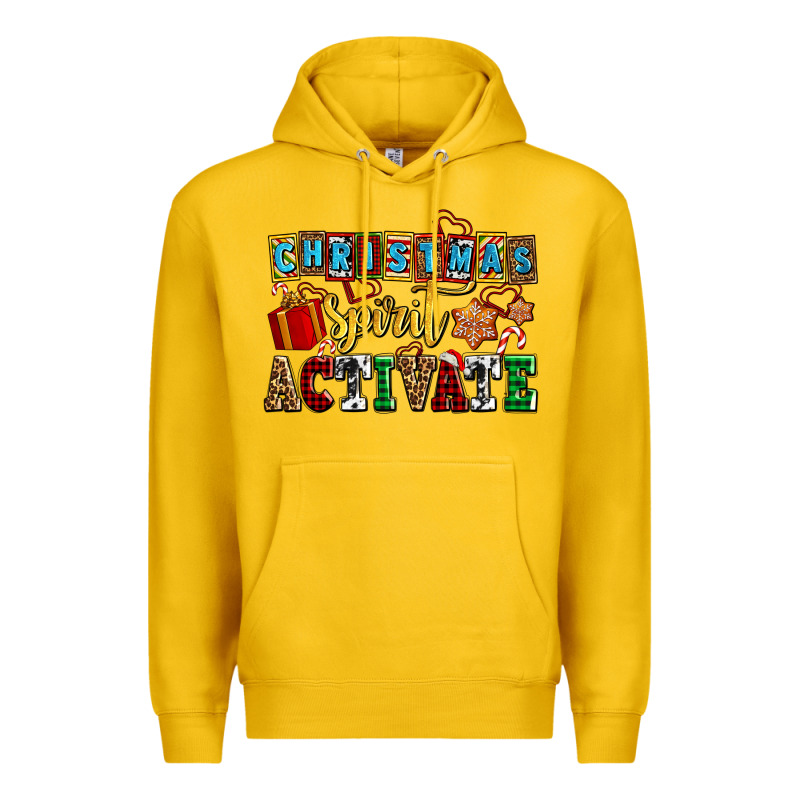 Christmas Spirit Activate Premium Hoodie by AdoDesignShop | Teevron