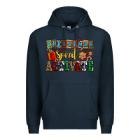 Navy christmas spirit activate Premium Hoodie - AdoDesignShop