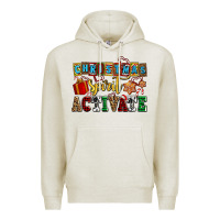 Oatmeal Heather christmas spirit activate Premium Hoodie - AdoDesignShop