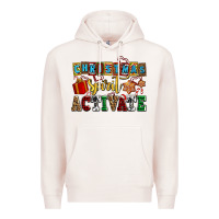 Pale Pink christmas spirit activate Premium Hoodie - AdoDesignShop