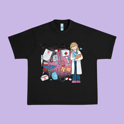 Urban Heavy Tee stay healthy nurse