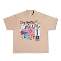 Burro stay healthy nurse Urban Heavy Tee - MaliasSmallBusiness