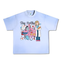 Grape Ice stay healthy nurse Urban Heavy Tee - MaliasSmallBusiness