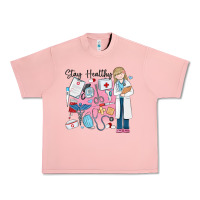 Salmon stay healthy nurse Urban Heavy Tee - MaliasSmallBusiness