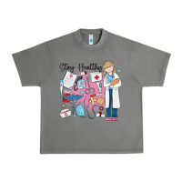 Tornado stay healthy nurse Urban Heavy Tee - MaliasSmallBusiness
