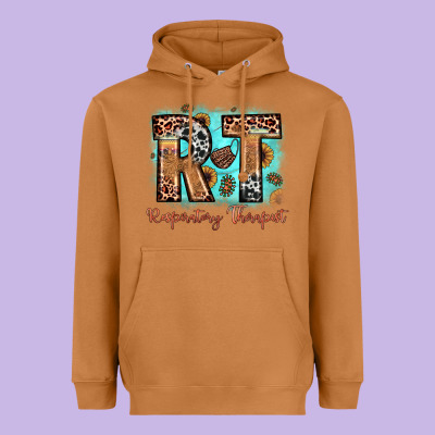 Rt Respiratory Therapist Heavyweight Hoodie Designed By Jahusdesignshop