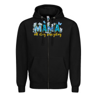 Black mama all day everyday Zipper Hoodie - Zillion Design Studio