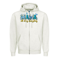 Oatmeal Heather mama all day everyday Zipper Hoodie - Zillion Design Studio