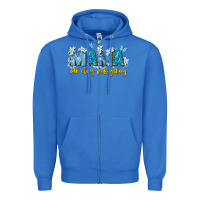 True Royal mama all day everyday Zipper Hoodie - Zillion Design Studio