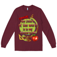 Burgundy the future of the world is in my classroom Long Sleeve Tee - texasbilliewilder