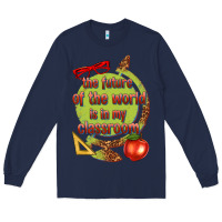 Navy the future of the world is in my classroom Long Sleeve Tee - texasbilliewilder
