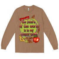 Toasted Coconut the future of the world is in my classroom Long Sleeve Tee - texasbilliewilder